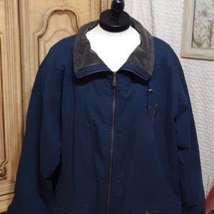 Womens Blue Coat Plus Sz 1x-2x Winter Weather Coat B29 By Mulberry